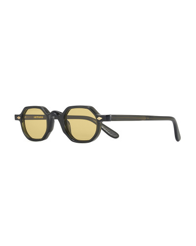 ALBIN  - CRYSTAL DARK GREEN - MUSTARD - HDA21-S19